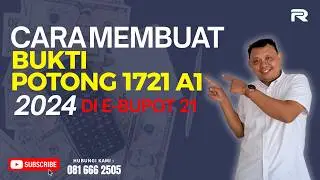 cara buat bukti potong 1721 A1 2024 di ebupot 21 #rudikonsultan #buktipotong 1721A1 #djponline