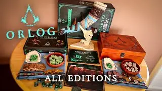 Assassin's Creed Orlog Every edition Unboxing - Deluxe - Tavern horn - Kickstarter