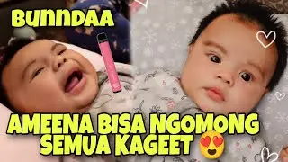 VITAMIN PAGI INI  BABY AMEENA BISA NGOMONG BUNDA BIKIN PANIK