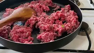 How to make ‼️ Turkish Gözleme 🥞 filled with minced meat/ best recipe 😍 بولانی گوشتی ترکی