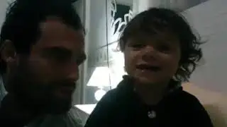laura cantando com papai/ leonardo Gonçalves/ Eu me rendo