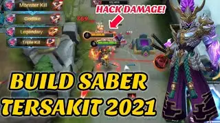 Build saber top 1 global 2021 | build saber tersakit 2021 | MLBB