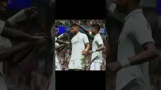 Mbappe doing crazy celebration for Real Madrid #shorts