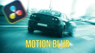 How To Add MOTION BLUR To VIDEO In Davinci Resolve