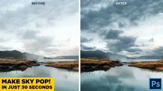 Create Dramatic Sky in Photoshop | Photoshop Tutorial 