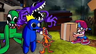 FRIDAY NIGHT FUNKIN Rainbow Friends vs Boyfriend + FULL WEEK! HARDMODE