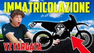 Ho immatricolato l'YZ!! Come fare?? 😍✅