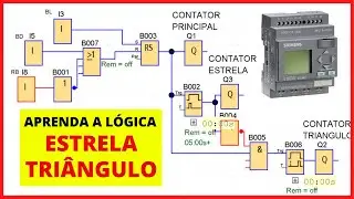 PROGRAMANADO CLP LOGO - LÓGICA DA PARTIDA ESTRELA TRIÂNGULO NO CLP #97
