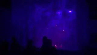 Magical drones and dancers dancing in sync on stage for a ballroom performance