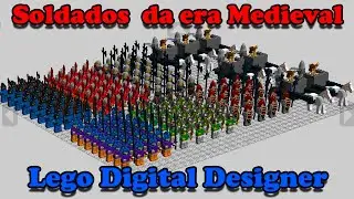 Lego Digital Designer - Cavaleiros da era Medieval