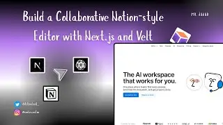 Notion Style Next.js App Using Velt | Demo Video