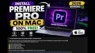 How To Install Adobe Premiere Pro On Mac - Free & Easy Setup 2026 😳