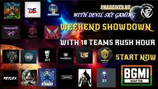 BGMI WEEKEND SHOWDOWN Day2 MATCH IS LIVE | VECTOR ESPORT I DEVIL SKY GAMING #G6