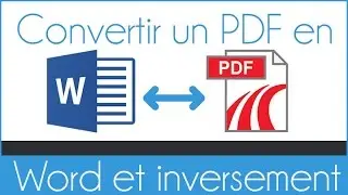 Convertir gratuitement un fichier PDF en WORD et vice versa