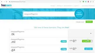 How to get a free domain 2021. Freenom! Your own website!