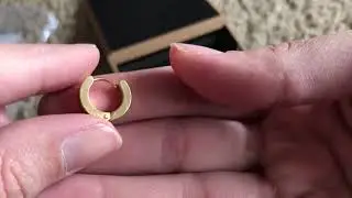 Stainless Steel Hoop Earrings For Men's Women's,Silver