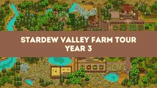 Stardew Valley Meadowlands Farm Tour | Year 3 | Mod List