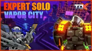 SOLO EXPERT on VAPOR CITY | Tower Defense X | Roblox