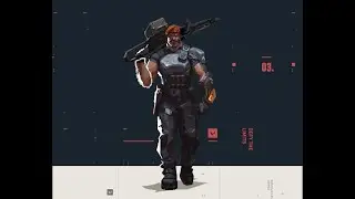 Brimstone from Valorant fan animation