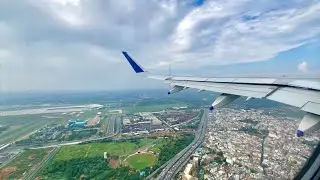 Take Off from Delhi IGI International Airport Indigo Airbus