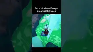Toxic lake level design progress. 