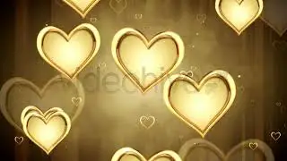 Golden Hearts - Motion Graphics (Videohive)