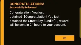 STREET BOY BUNDLE REDEEM CODE | GREEN POKER MP40 REEDEM CODE