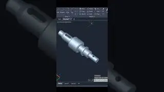 Modeling a Shaft in AutoCAD 3D 