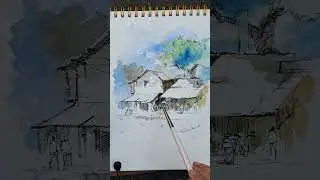 Simple water colour Drawing