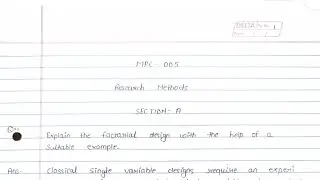 MPC 05 solved assignment 2022-2023| MPC 05 solved handwritten assignment 2022-2023| MPC 05 PDF | MPC