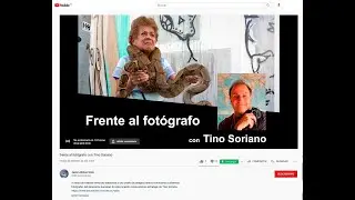 Frente al fotógrafo con Tino Soriano (2021)