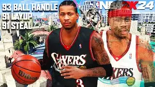 How to make Allen Iverson EXACT Build in NBA 2K24! - CRAZY SHOOTING GUARD BUILD! ALL-AROUND DEMIGOD!