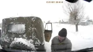 ДТП Водитель УАЗа не смотрит по зеркалам