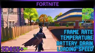 Fortnite: Full Performance Test (Frame Rate, High TR, SD855+, ROG II)