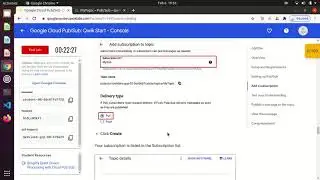 Qwiklabs # Google Cloud Pub/Sub: Qwik Start - Console