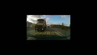 Russian Kamaz knocked down a pedestrian! CAR CRASH! DASH CAM! #shorts