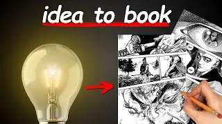 How to make a manga, from idea to book (FULL process)