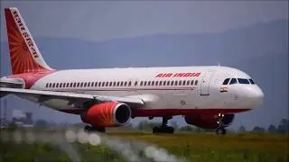 Необычные Airbus A320 Air India с 4-колёсными основными стойками