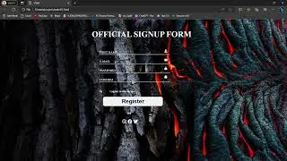 form for website template