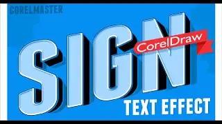 CorelDraw Tutorials: simple vintage text effect