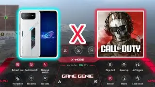 ROG Phone 6 Warzone Mobile Gameplay and Graphics FPS and temperature