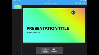 Audio Files Play automatically in Keynote