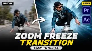 Master the Zoom Freeze Frame Transition in Premiere Pro & After Effects