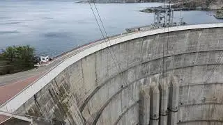 Фрагменты экскурсии на Чиркейскую ГЭС - крупнейшую в Дагестане