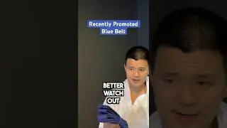 White belt problems: Meeting the BJJ BLUE BELT 🥋