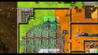 Factorio -- building with blueprints and bots