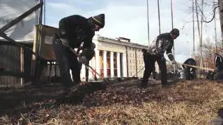 Апрельский субботник в Петрозаводске