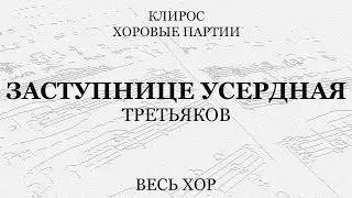 Заступнице Усердная. Третьяков. Весь хор