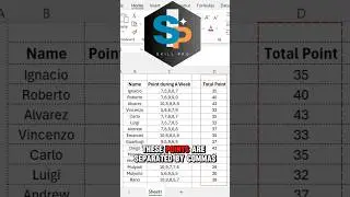 Calculate value in comma separator is like this #exceltips #skillpro00000 @skillpro00000