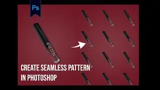 How to Make a Seamless Pattern in Photoshop ! #photoshop